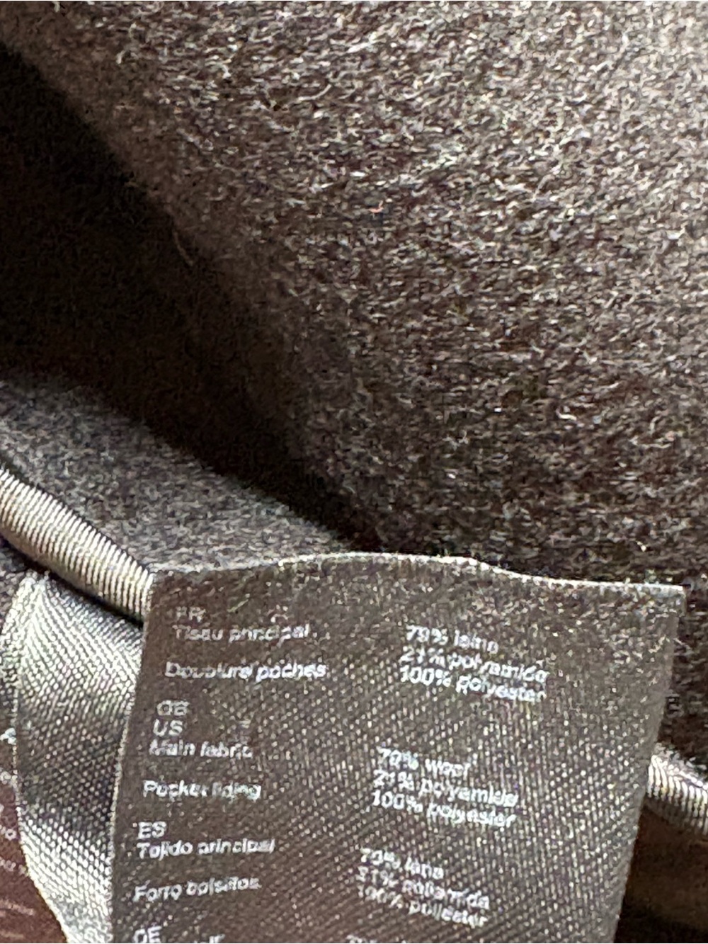 Maje Wool Blend Peacoat - Picture 4 of 5